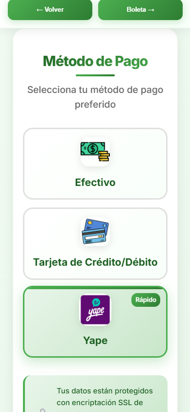 Confirmación de pago