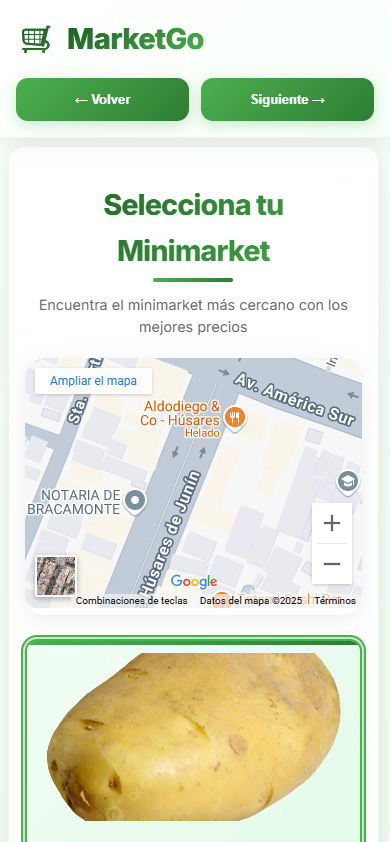 Selección de productos